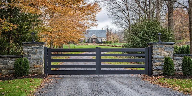 Aluminium Zaun Polen