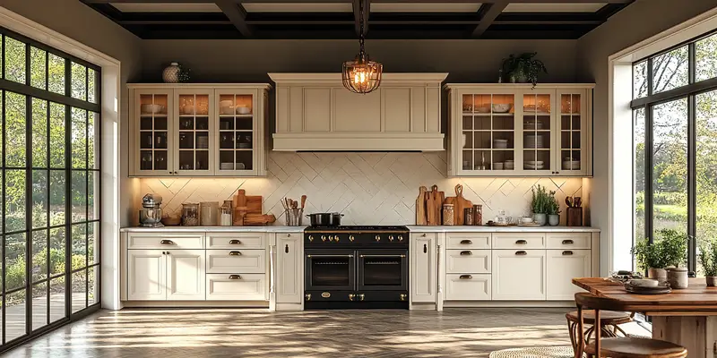 Co na ścianę między meble kuchenne?