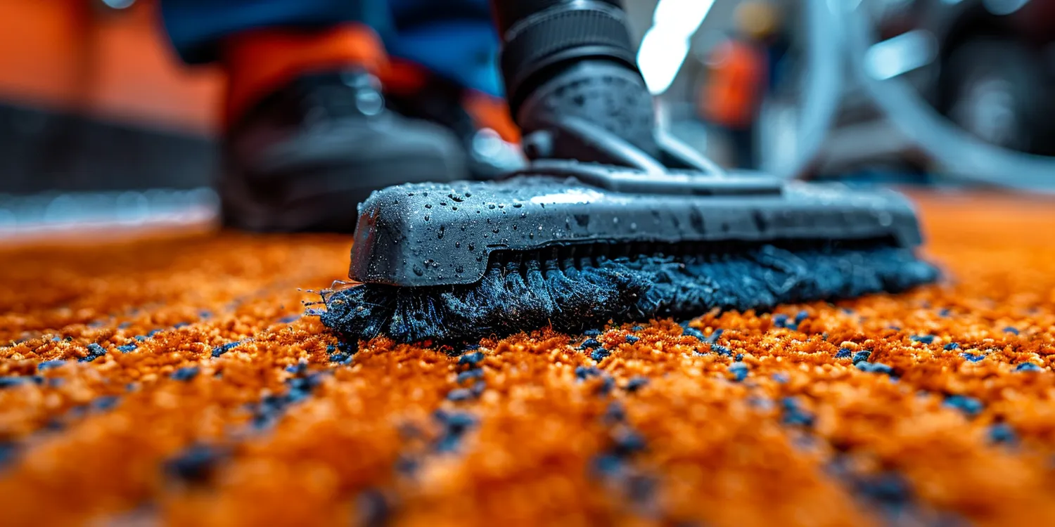 Usługa chemicznego prania wykładzin biurowych